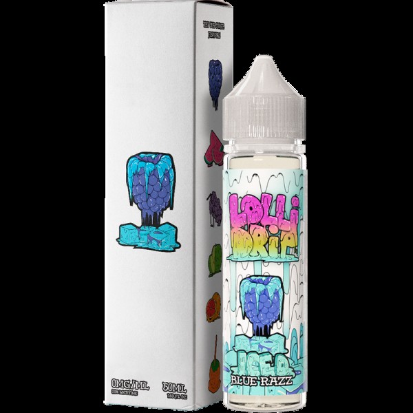 My Vapery Blue Razz Iced E-Liquid by Lollidrip 50m...