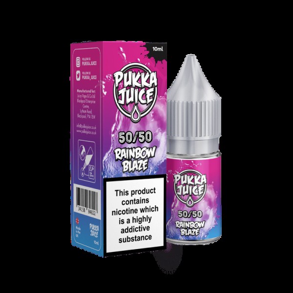 Rainbow Blaze E-Liquid by Pukka Juice 10ml