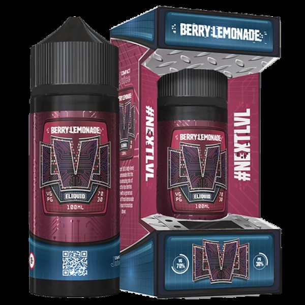 LVL Berry Lemonade E-Liquid 100ml Short Fill