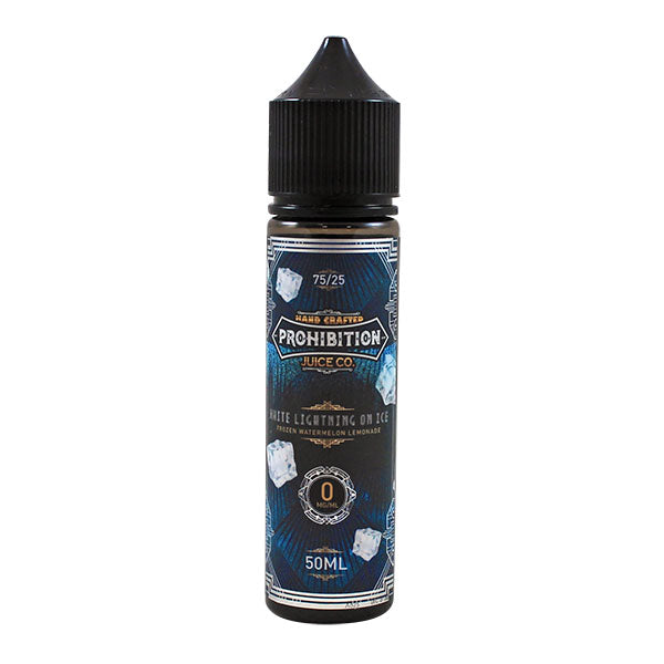 Prohibition Juice Co White Lightning On Ice E-Liquid 50ml Short Fill