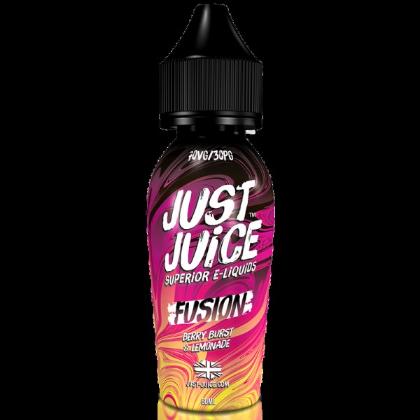 Just Juice Fusion Berry Burst and Lemonade 50ml 0mg Short Fill E-Liquid