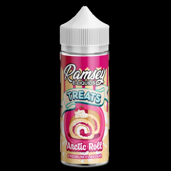 Ramsey E-Liquids Treats Arctic Roll 0mg 100ml Short Fill E-Liquid