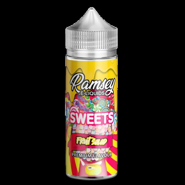 Ramsey E-Liquids Sweets Fruit Salad 0mg 100ml Short Fill E-Liquid