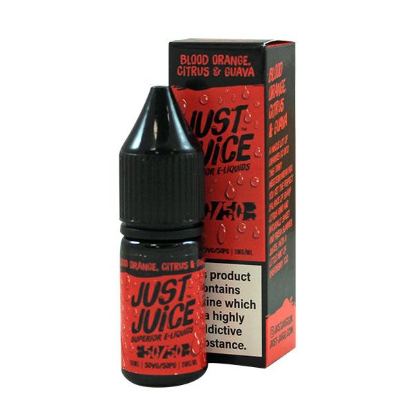 Just Juice 50/50 Blood Orange, Citrus & Guava 10ml E-Liquid