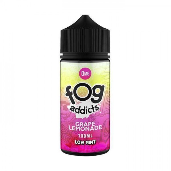 Fog Addicts Grape Lemonade 0mg 100ml Short Fill E-...