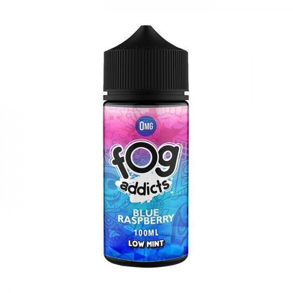 Fog Addicts Blue Raspberry 0mg 100ml Short Fill E-...