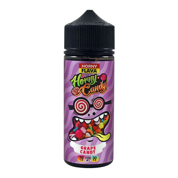 Horny Flava Grape Candy 0mg 100ml Short Fill E-Liquid