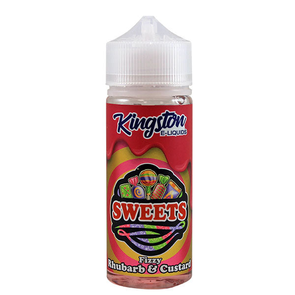 KIngston Fizzy Rhubarb & Custard E-Liquid 100m...