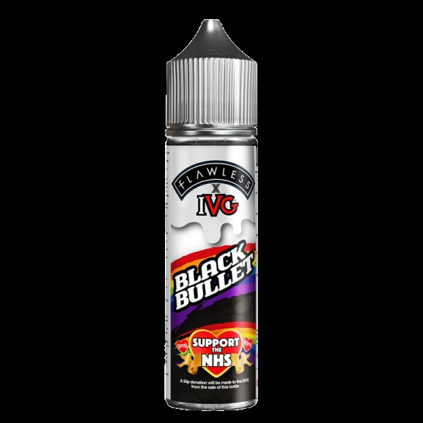 Flawless x IVG: Black Bullet 0mg 50ml Short Fill E...