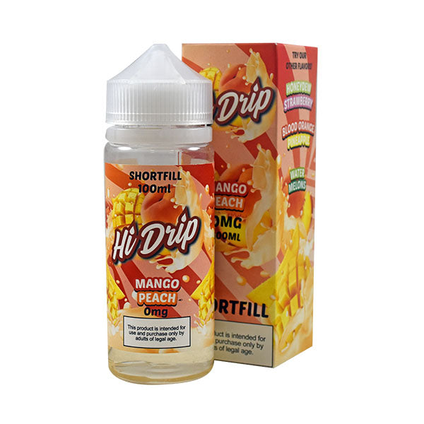 Hi Drip Mango Peach 0mg 100ml Short Fill E-Liquid