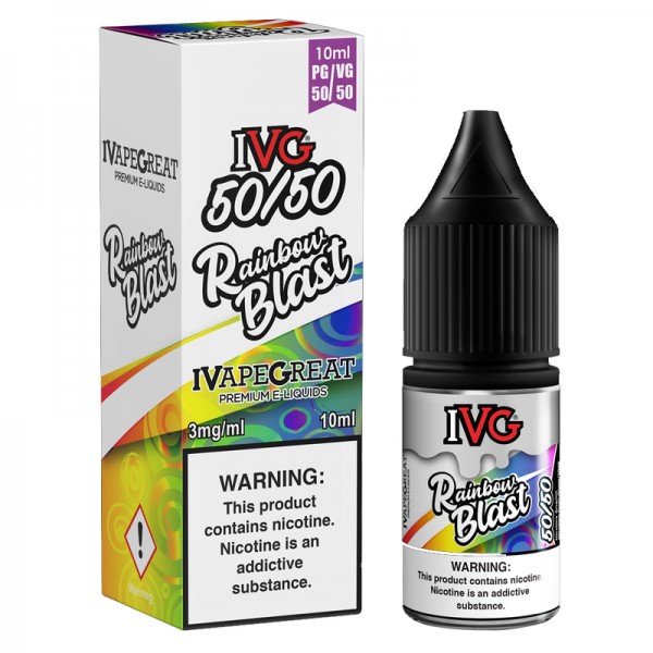 IVG 50:50: Rainbow Blast E-Liquid - 10ml