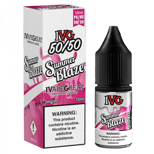 IVG 50:50: Summer Blaze E-Liquid - 10ml