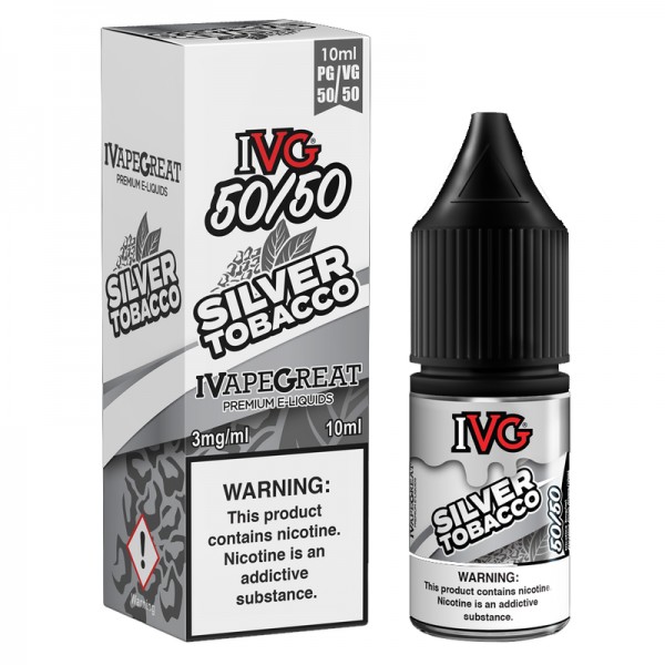 IVG 50:50: Silver E-Liquid - 10ml