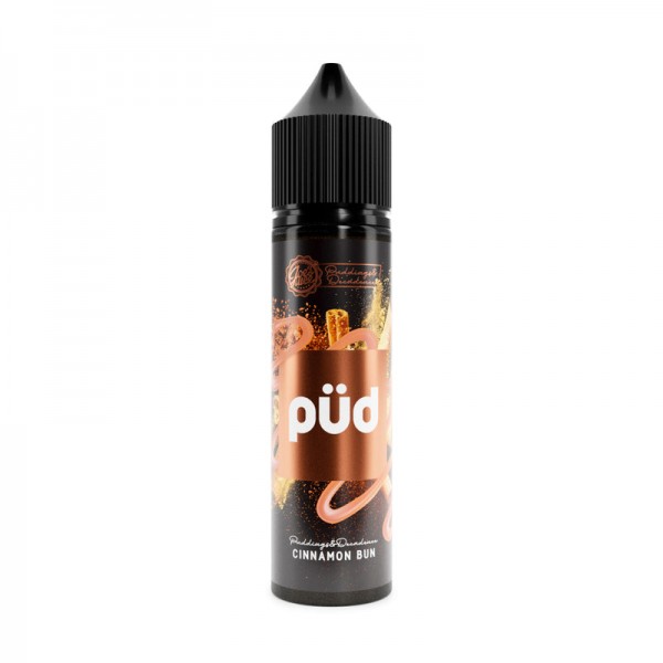 Pud Pudding & Decadence Cinnamon Bun 0mg 50ml Short Fill E-Liquid