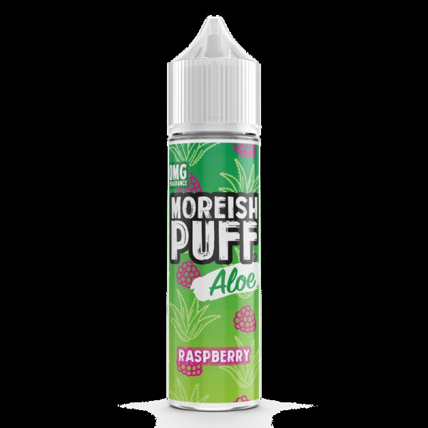 Moreish Puff Aloe Raspberry 0mg 50ml Short Fill E-...