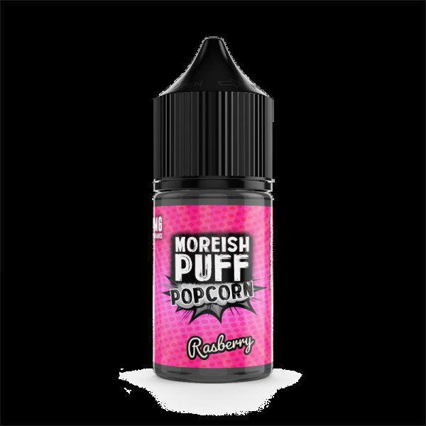 Moreish Puff Popcorn Raspberry 0mg 25ml Short Fill E-Liquid