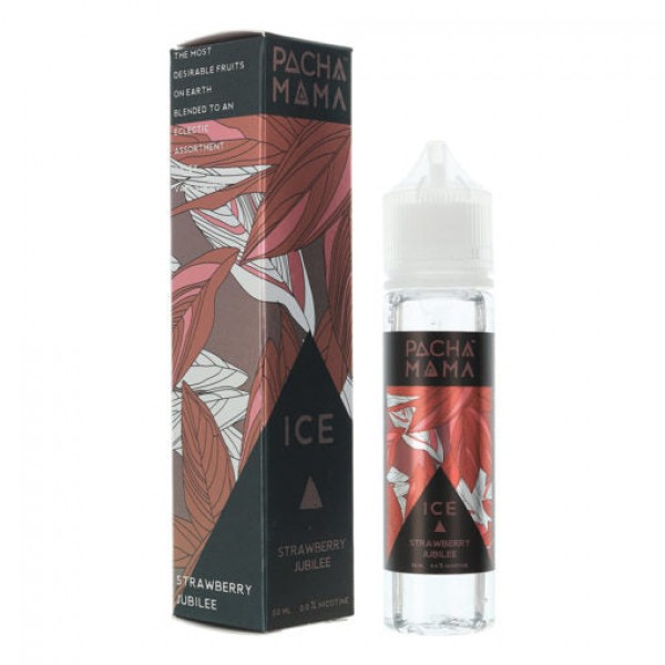 Pacha Mama Ice: Strawberry Jubilee 0mg 50ml Short ...