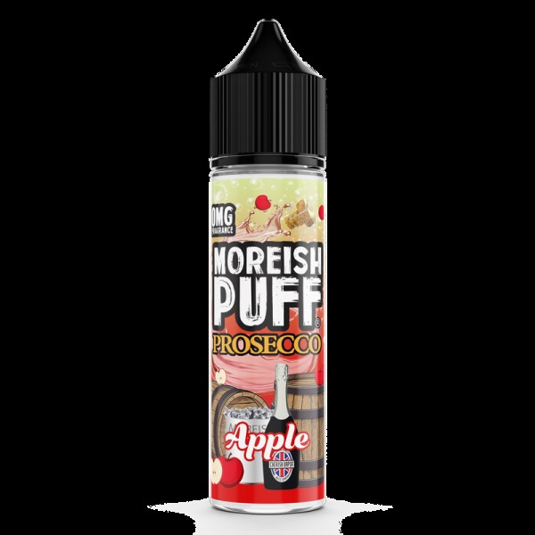 Moreish Puff Prosecco Apple 0mg 50ml Short Fill E-...