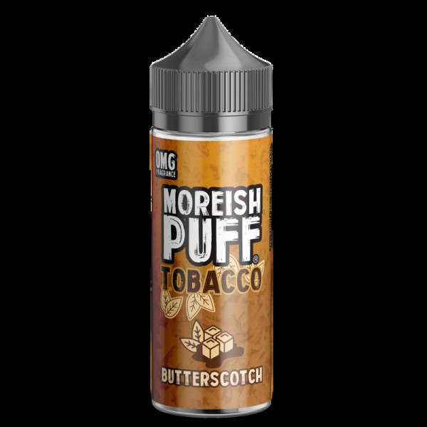 Moreish Puff Tobacco Butterscotch 0mg 100ml Short ...