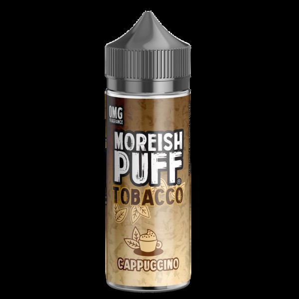 Moreish Puff Tobacco Cappuccino 0mg 100ml Short Fill E-Liquid