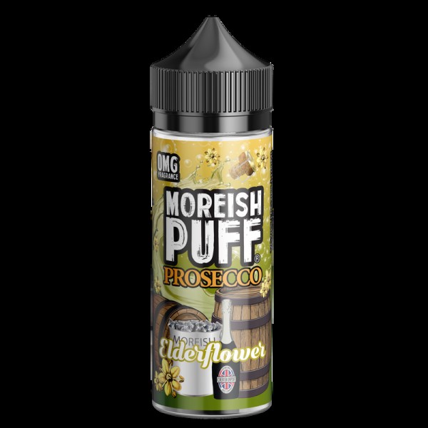 Moreish Puff Prosecco Elderflower 0mg 100ml Short ...