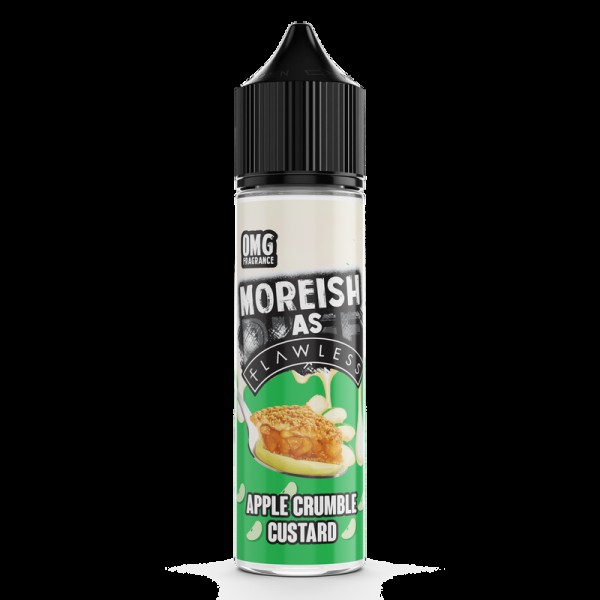 Moreish as Flawless Apple Crumble 0mg 50ml Short Fill E-Liquid