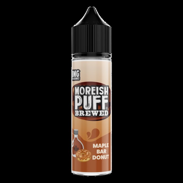 Moreish Puff Brewed Maple Bar Donut 0mg 50ml Short Fill E-Liquid