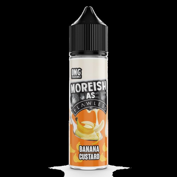 Moreish as Flawless Banana Custard 0mg 50ml Short Fill E-Liquid