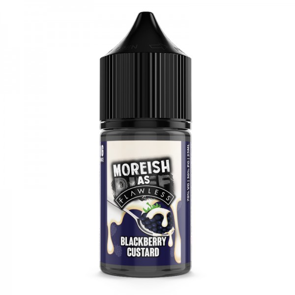 Moreish as Flawless Blackberry Custard 0mg 25ml Short Fill E-Liquid