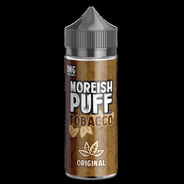 Moreish Puff Tobacco Original 0mg 100ml Short Fill...