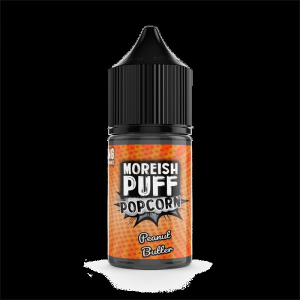 Moreish Puff Popcorn Peanut Butter 0mg 25ml Short ...