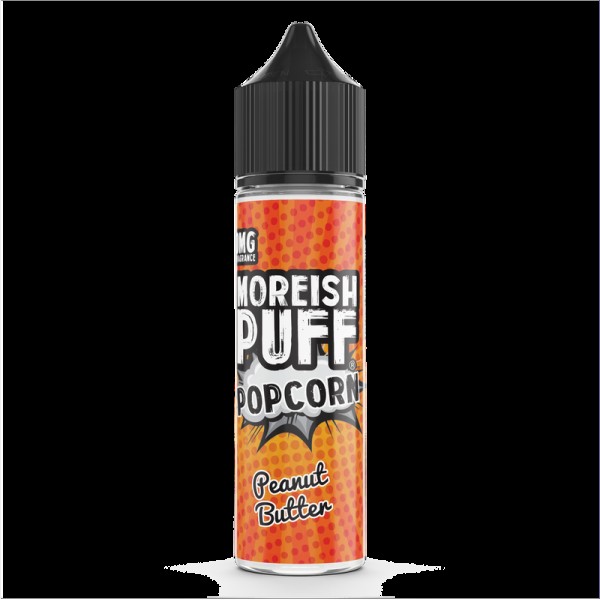 Moreish Puff Popcorn Peanut Butter 0mg 50ml Short Fill E-Liquid