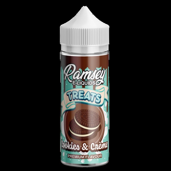 Ramsey E-Liquids Treats Cookies Cream 0mg 100ml Sh...