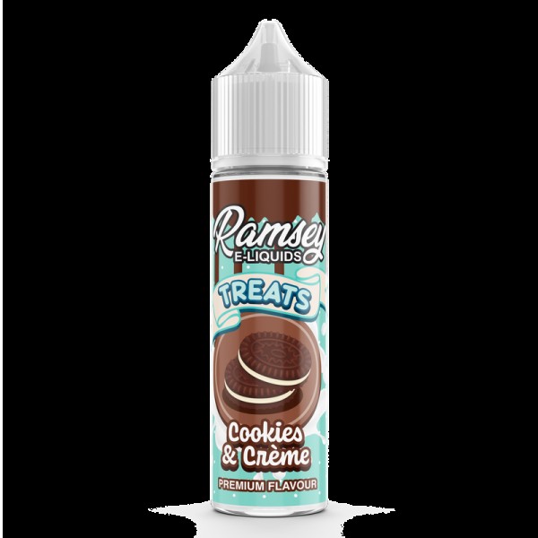 Ramsey E-Liquids Treats Cookies Cream 0mg 50ml Short Fill E-Liquid