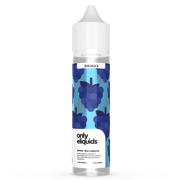 Only E-Liquids Drinks: Blue Raspberry 0mg 50ml Sho...