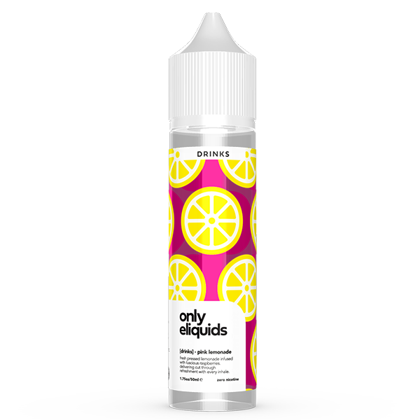 Only E-Liquids Drinks: Pink Lemonade 0mg 50ml Short Fill E-Liquid