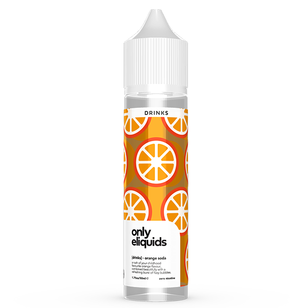 Only E-Liquids Drinks: Orange Soda 0mg 50ml Short Fill E-Liquid