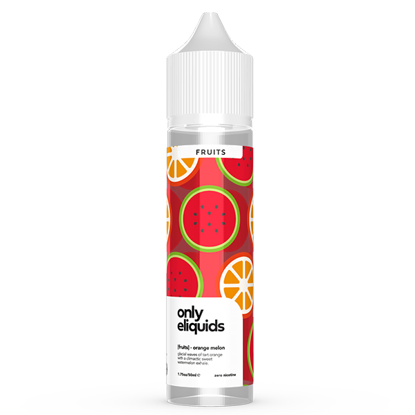 Only E-Liquids Fruits: Orange Melon 0mg 50ml Short Fill E-Liquid