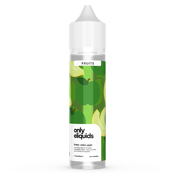 Only E-Liquids Fruits: Melon Apple 0mg 50ml Short Fill E-Liquid