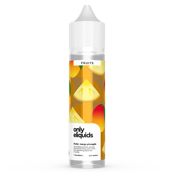 Only E-Liquids Fruits: Mango Pineapple 0mg 50ml Short Fill E-Liquid