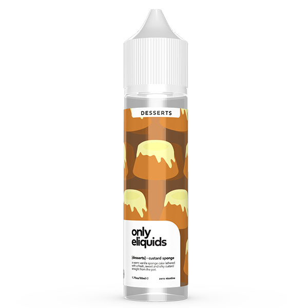 Only E-Liquids Desserts: Custard Sponge 0mg 50ml S...