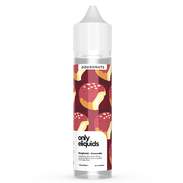 Only E-Liquids Doughnuts: Cheesecake 0mg 50ml Shor...