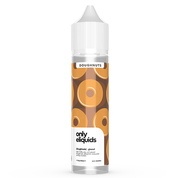 Only E-Liquids Doughnuts: Glazed 0mg 50ml Short Fill E-Liquid