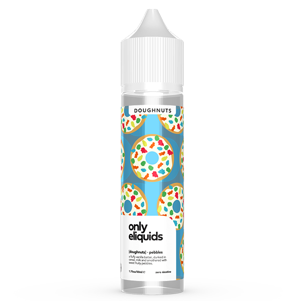 Only E-Liquids Doughnuts: Pebbles 0mg 50ml Short F...