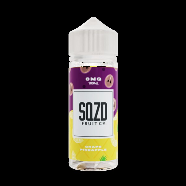 SQZD Grape Pineapple 0mg 100ml Short Fill E-Liquid