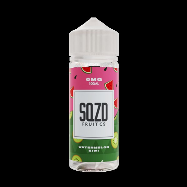 SQZD Watermelon Kiwi 0mg 100ml Short Fill E-Liquid