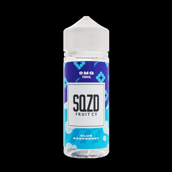 SQZD Blue Raspberry 0mg 100ml Short Fill E-Liquid