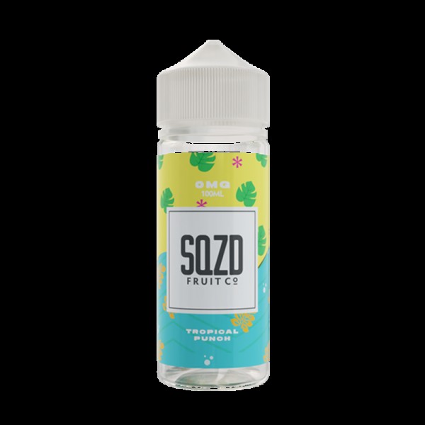 SQZD Tropical Punch 0mg 100ml Short Fill E-Liquid