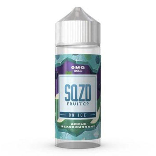 SQZD on Ice: Apple Blackcurrant 0mg 100ml Short Fi...