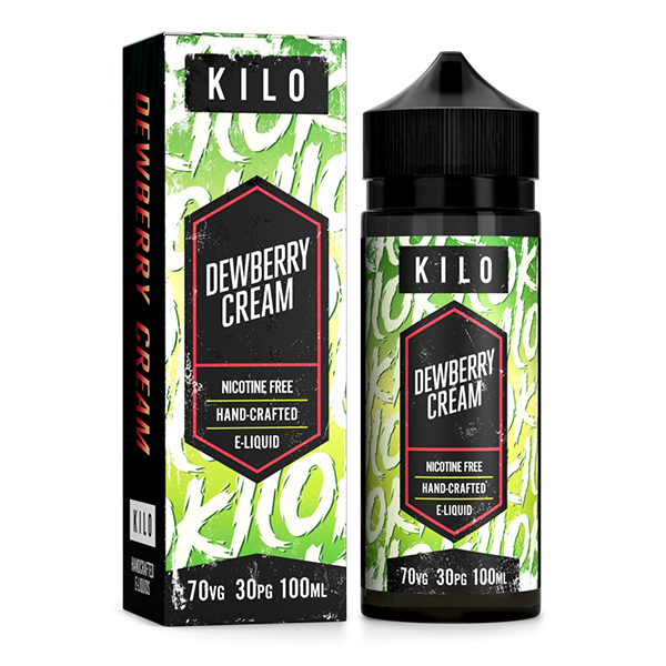 Kilo New Series: Dewberry Cream 0mg 100ml Short Fi...